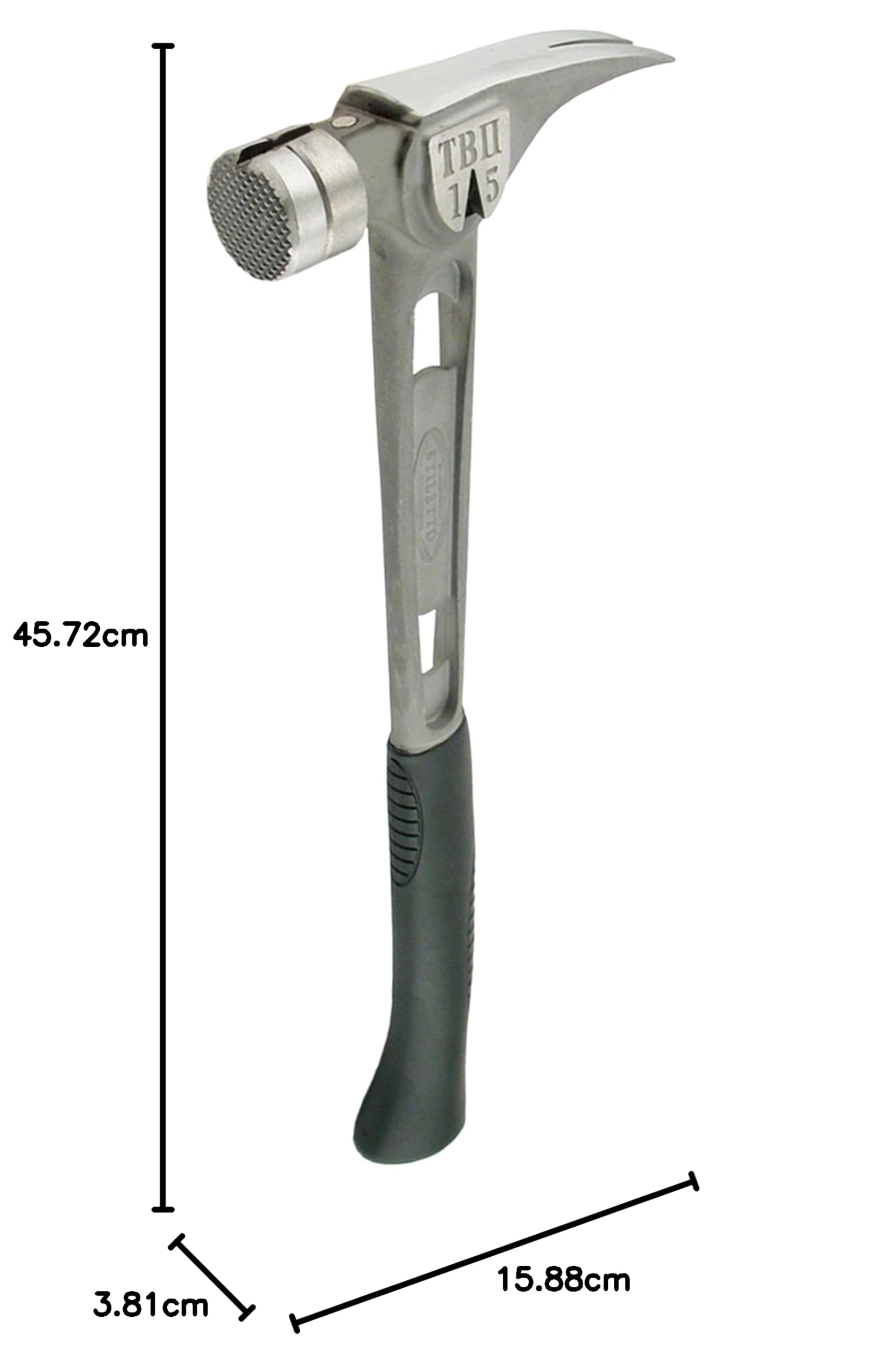 Amazon | Stiletto TB15MC TiBone 15-Ounce Titanium Milled-Face